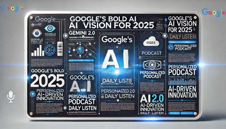 Google’s Bold AI Vision for 2025: What to Expect